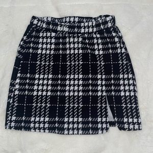 Black & White - Mini Skirt - Shein - Size XS